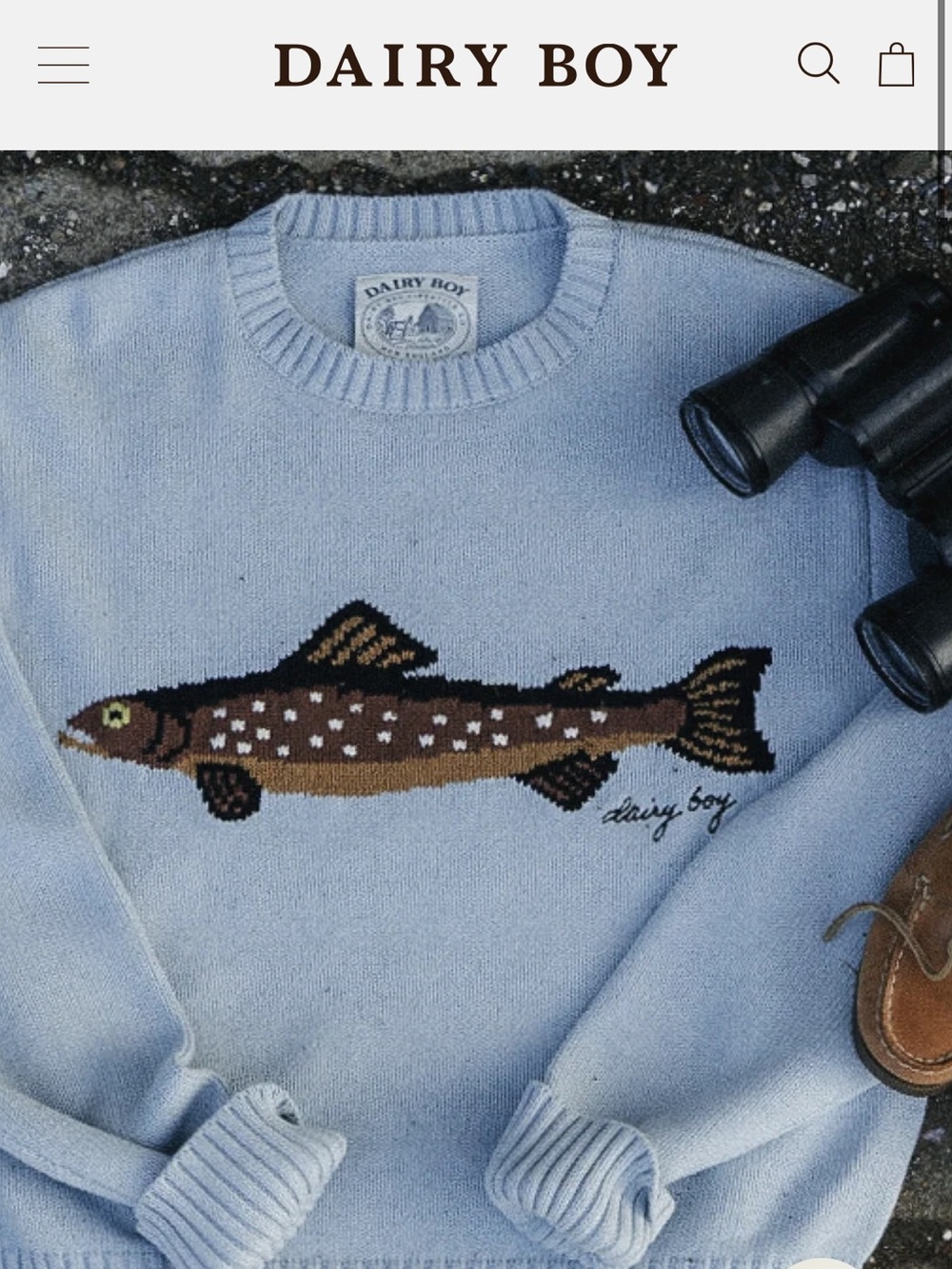 Dairy Boy The Fisherman’s Daughter Sweater - Picture 2 of 3